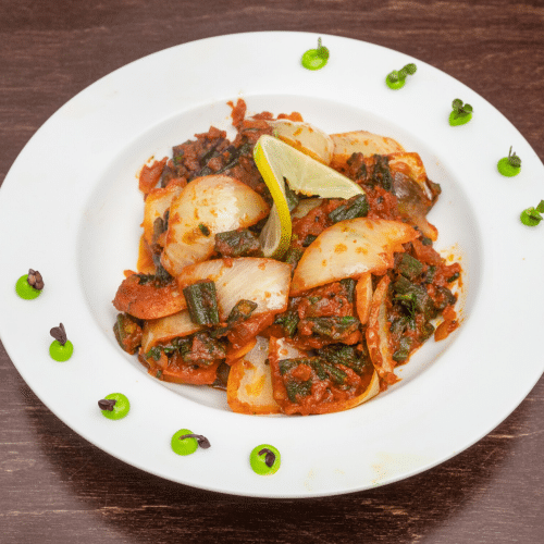 Bhindi do pyaza