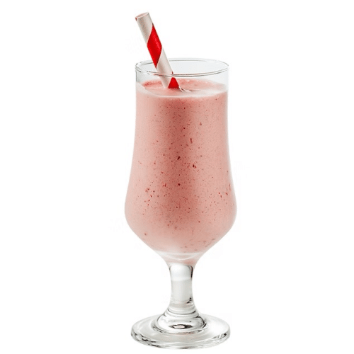 Aardbei milkshake