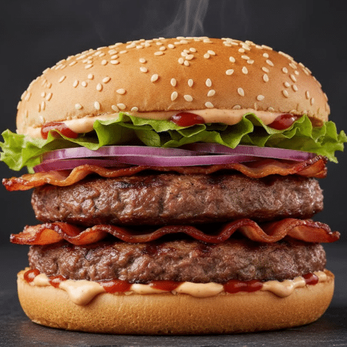 Double bacon burger