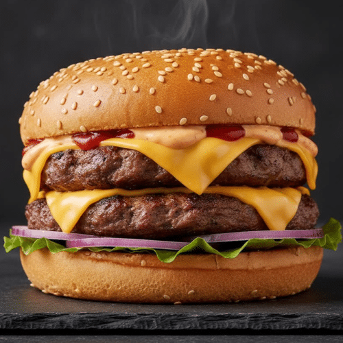 Double cheese burger