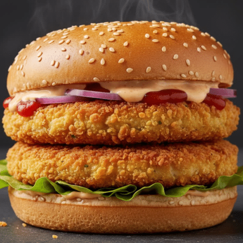Double veggie burger