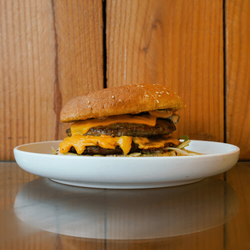 Dubbele cheeseburger