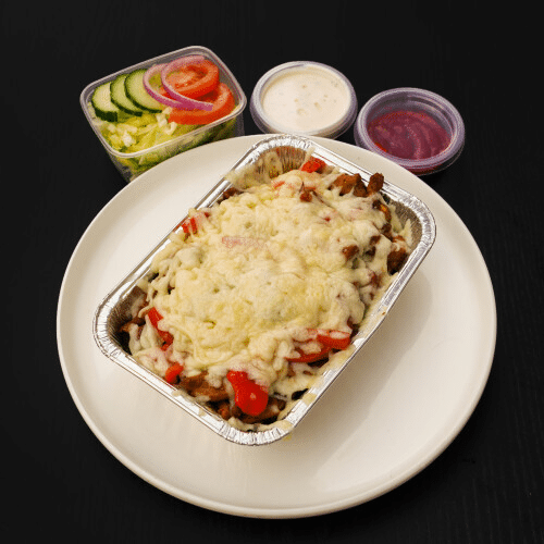 Kapsalon hete kip groot