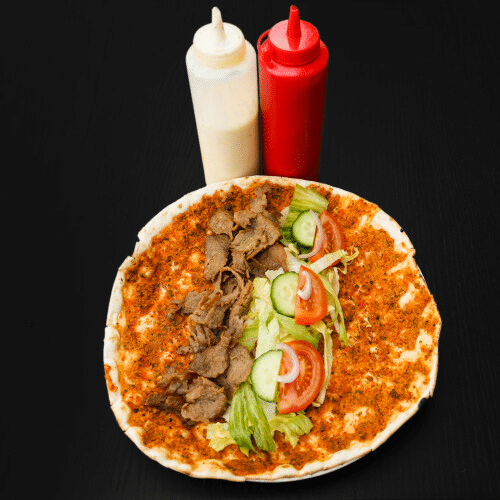 Turkse pizza kalfsdöner
