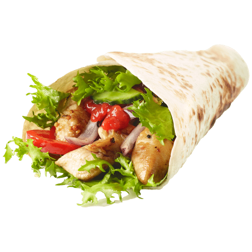 Wrap crispy chicken
