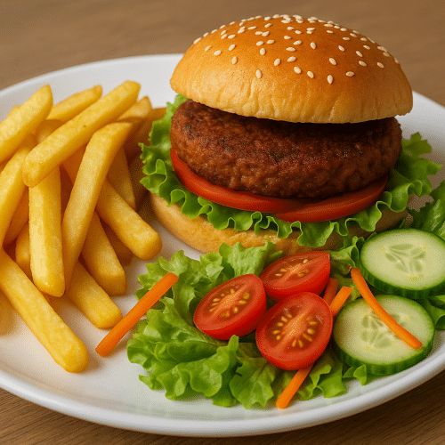 Veggieburger menu