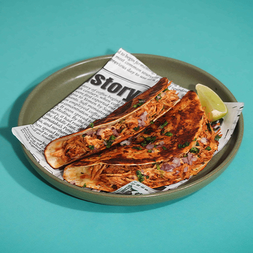 XL pulled chicken taco's 2 stuks