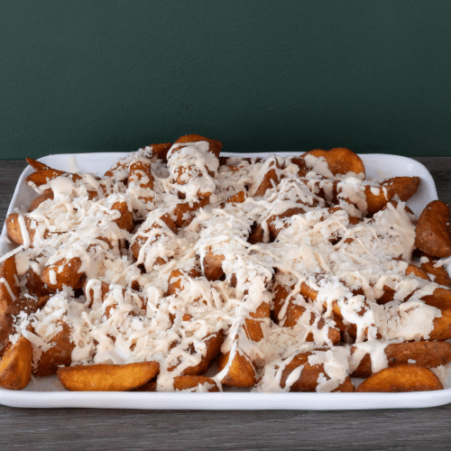 Loaded fries parmigiano