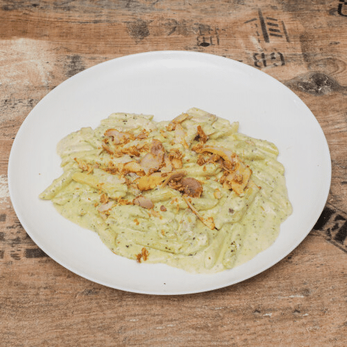 Pasta pesto kip