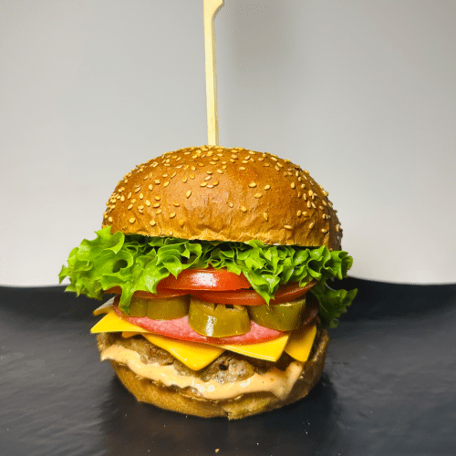 Burger fire