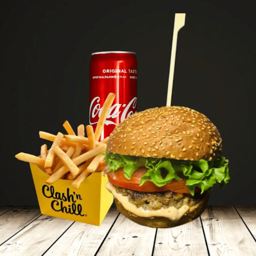 Classic burger menu