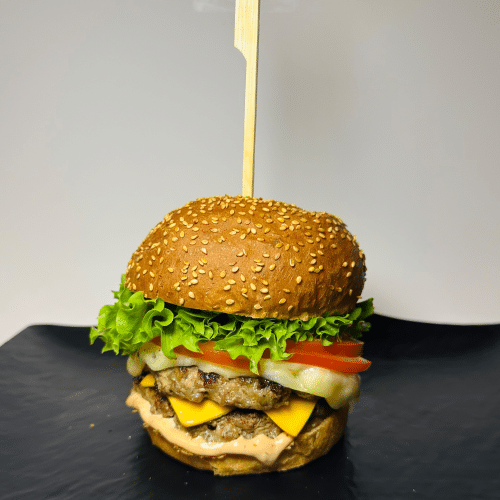Double cheeseburger