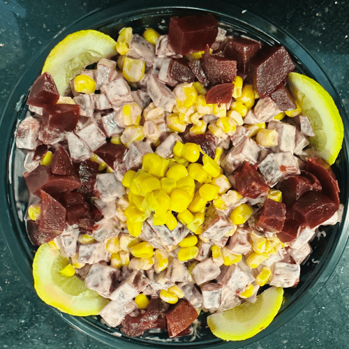 Red beet salade