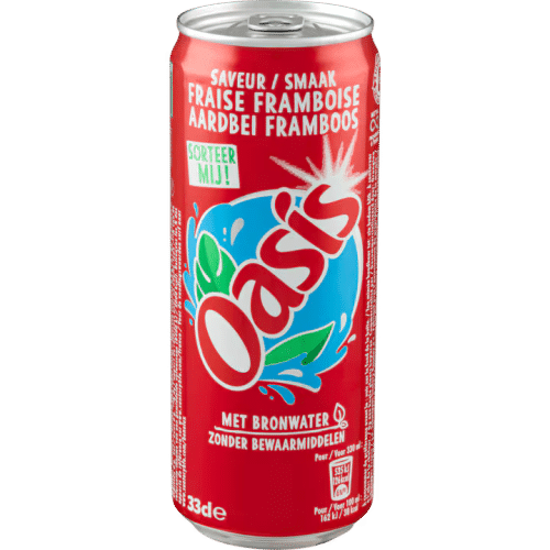 Oasis Aardbei-Framboos 330ml