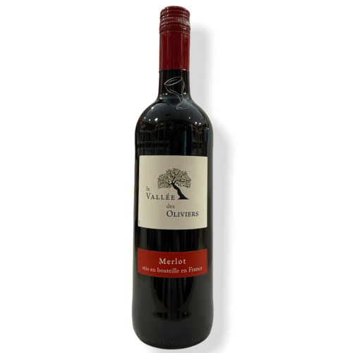 Vallee Oliviers Merlot fles 750ml