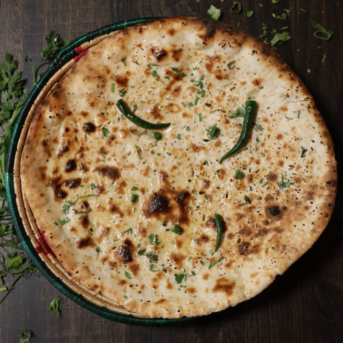 Garlic chili naan
