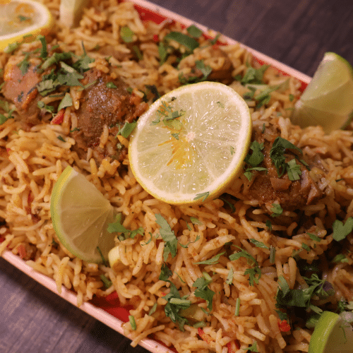 Lamb biryani