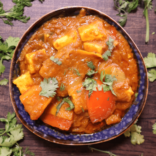 Paneer karahi