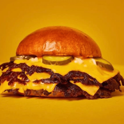 Triple smashburger