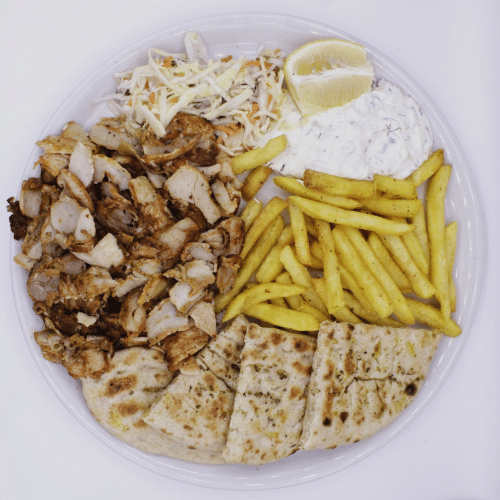 Chicken gyros schotel