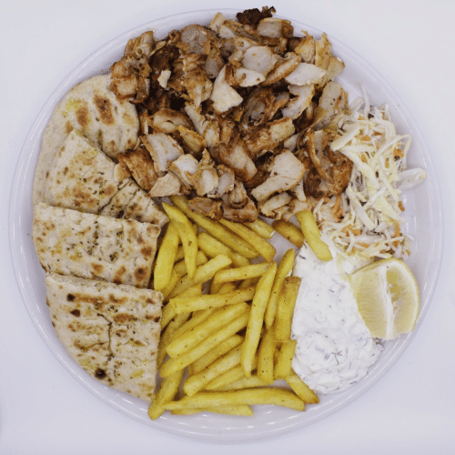 Vegan gyros plate