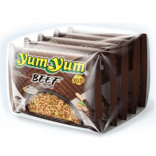 5x Yum Yum beef noodles