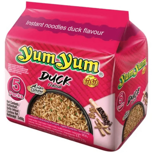 5x Yum Yum duck noodles