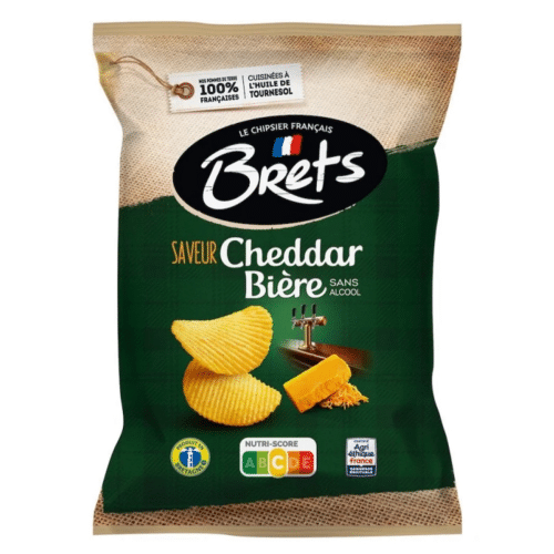 Brets Chips cheddar & beer 125 gram