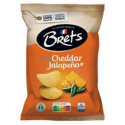 Brets Chips cheddar jalapeno 125 gram