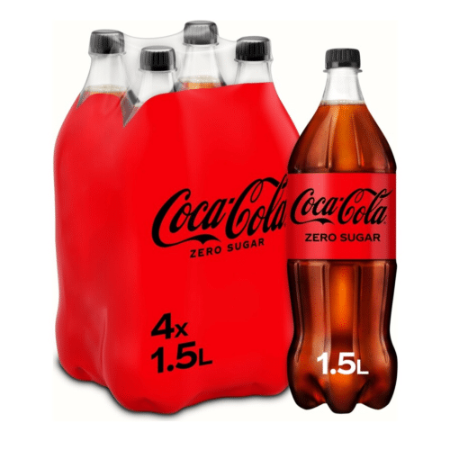 Coca-Cola Zero sugar 4-pack 1.5L
