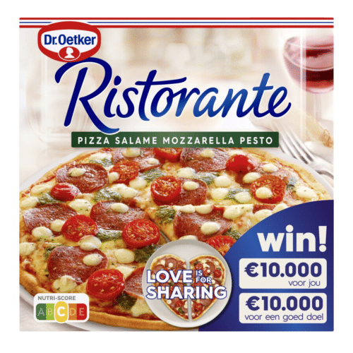 Dr. Oetker Ristorante pizza salami mozzarella pesto