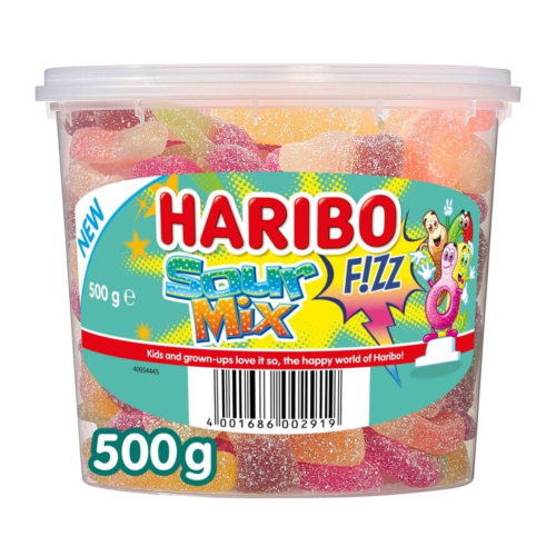 Haribo Sour Mix Fizz 500 gram