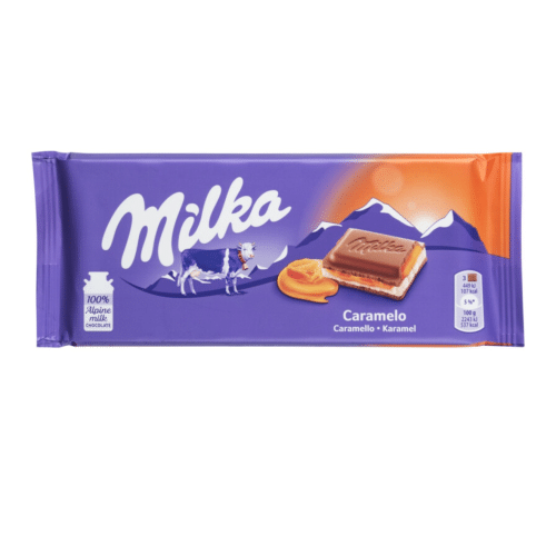 Milka Chocoladereep karamel