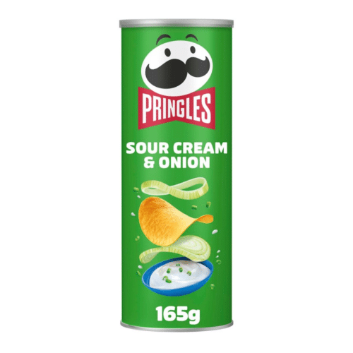 Pringles sour cream & onion 165 gram