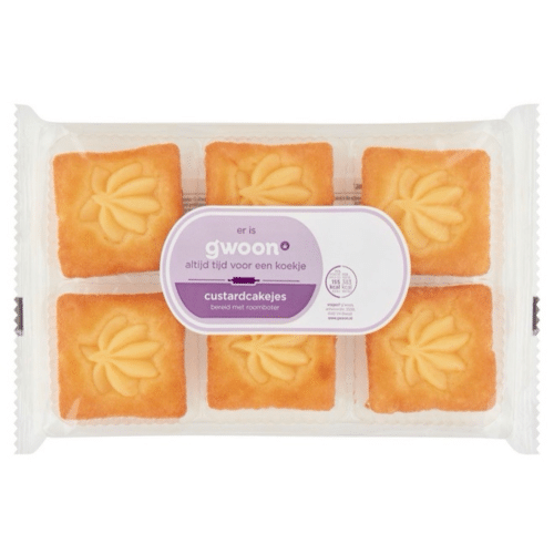 Roomboter custard cakejes