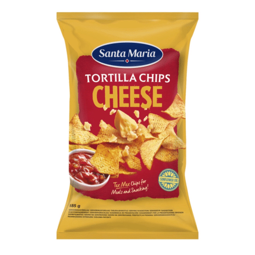 Santa Maria Tortilla chips cheese 185 gram