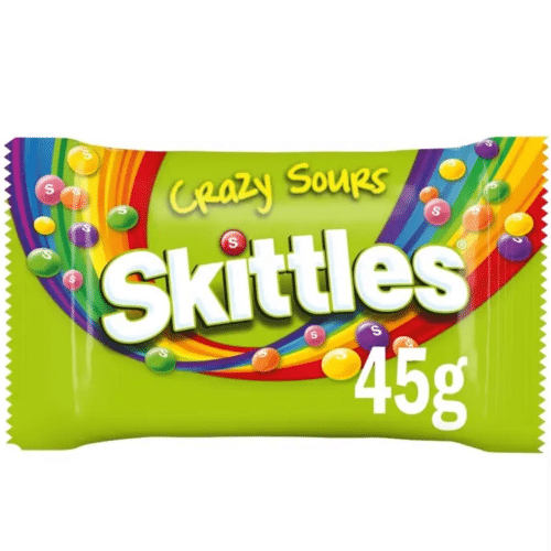 Skittles Fruit Crazy Sours 45 gram