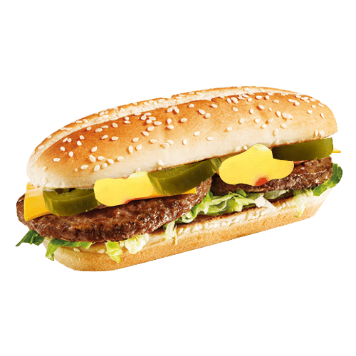 Long chili cheese burger