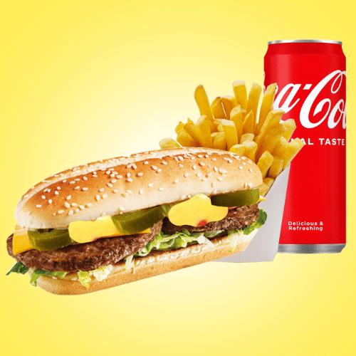 Long Chilli-Cheese Burger Menu