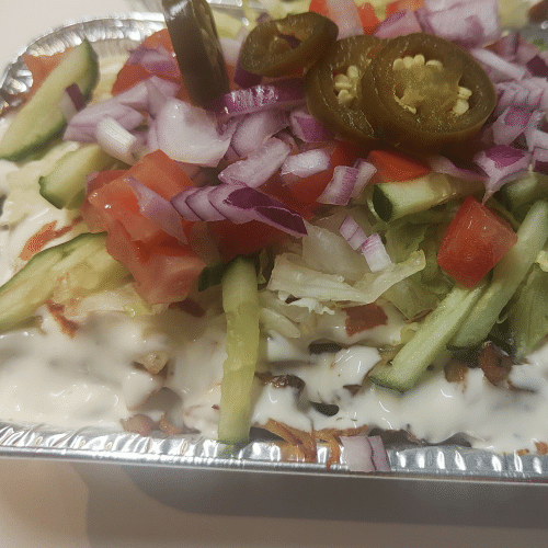 Kapsalon groot kalf met rijst