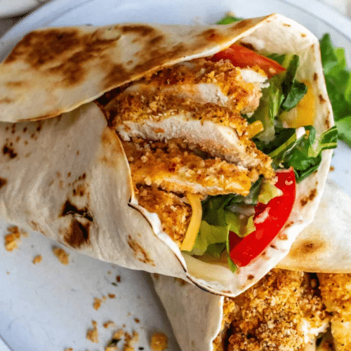 Chicken wrap menu