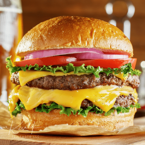 Double cheeseburger