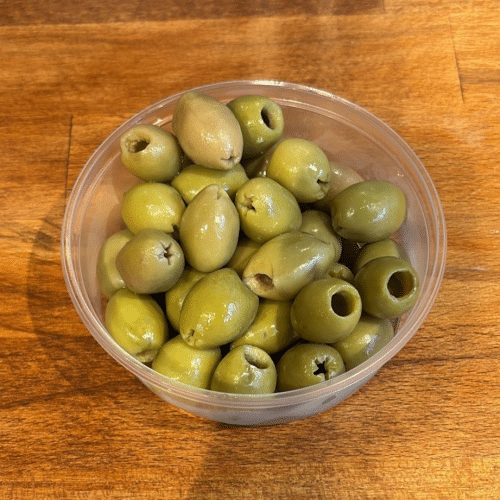 Groene olijven zonder pit