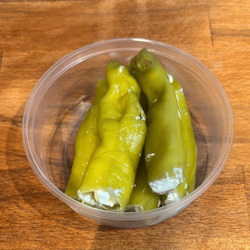 Jalapeno gevuld met roomkaas per bakje