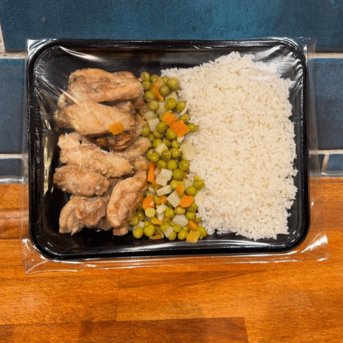 Spicy chicken maaltijd