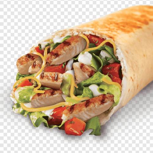 Burrito pulled chicken, mild