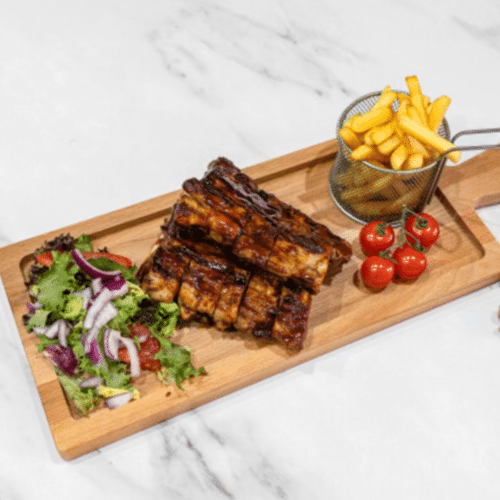 Kalf spareribs Mexican menu