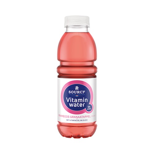 Sourcy Vitamin Water Framboos Granaatappel 50CL