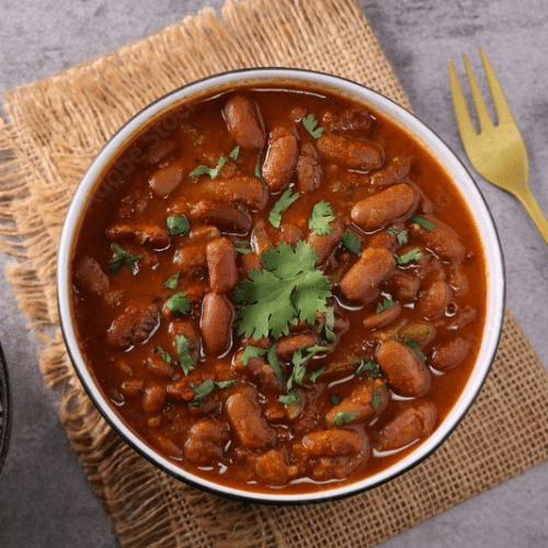 Rajmah rasella met basmati rijst