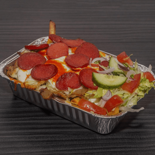 Kleine kapsalon met kip en sucuk